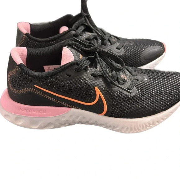 Nike Renew Run Pink Orange Black Running Shoes Women's (Size: 7.5) - Picture 1 of 5
